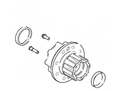 Ford 8C2Z-1109-C Hub