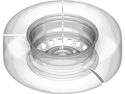 Ford CK4Z-1007-B Spare Wheel