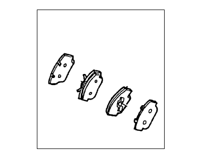 Ford YF1Z-2001-AA Kit - Brake Shoe