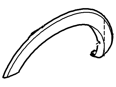 Ford BC3Z-16038-APTM Wheel Opening Molding