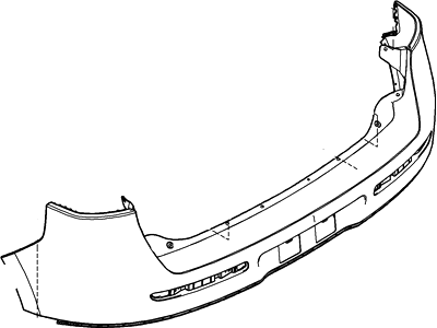 Ford BA1Z-17810-BPTM Bumper Cover