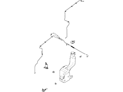 Ford 7T4Z-17618-AA Reservoir - Windshield Washer