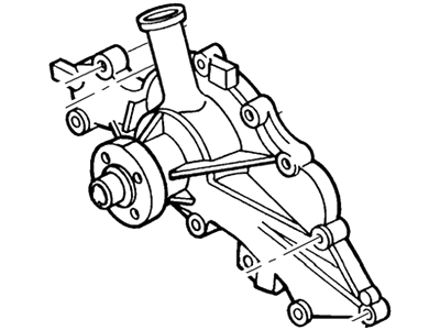 Ford E8DZ-8501-B Water Pump Assembly