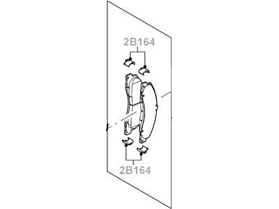 Ford 8C2Z-2V001-C Front Pads