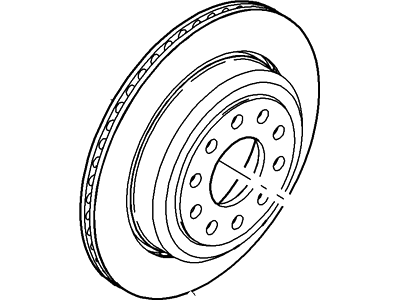 Ford 3W1Z-2C026-AA Rotor Assembly - Brake