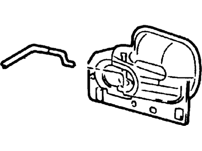 Ford XW1Z-5421819-AA Handle, Inside