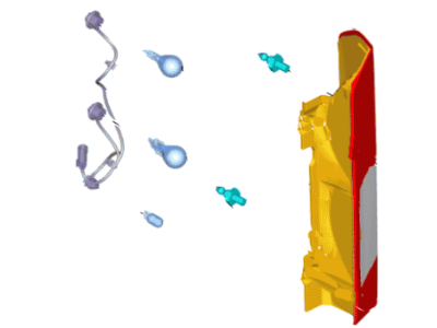 Ford CK4Z-13405-GCP LAMP ASY - REAR