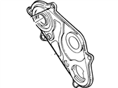 OEM Ford Tempo Timing Cover - E43Z6E004A