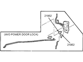 OEM 2000 Ford Escort Latch Assembly - F8CZ-6321812-AA