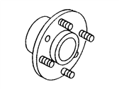 OEM 1993 Mercury Tracer Hub - F1CZ-1104-B