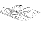 OEM 2002 Lincoln Continental Fuel Tank - 1F3Z-9002-AA