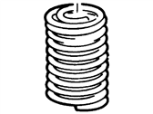 OEM 1999 Ford Windstar Coil Springs - XF2Z5560CA