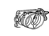 OEM 1997 Lincoln Mark VIII Throttle Body - F7LZ9E926BC