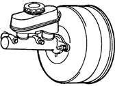 OEM 1992 Mercury Grand Marquis Brake Booster - F4AZ2005B