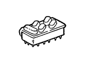 OEM Mercury Sable Window Switch - F2DZ-14529-A