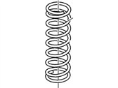 OEM 2006 Ford Focus Coil Spring - 3S4Z-5560-CA