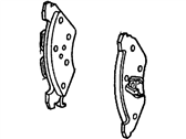 OEM 1990 Lincoln Mark VII Parking Brake Shoe - D9AZ2200B