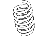OEM Ford Crown Victoria Coil Spring - 3W7Z-5310-AA