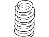 OEM 2018 Ford Special Service Police Sedan Coil Spring - EG1Z-5560-E