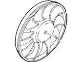 OEM Mercury Topaz Fan Blade - E53Z8600A