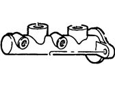 OEM 1991 Mercury Sable Clutch Master And Slave Cylinder Assembly - E9DZ2140A