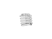 OEM 2006 Ford Mustang Coil Spring - 6R3Z-5310-C