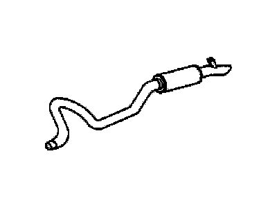 GM 10156919 Exhaust Resonator ASSEMBLY (W/ Tail