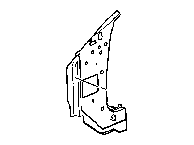 GM 22772866 Inner Hinge Pillar