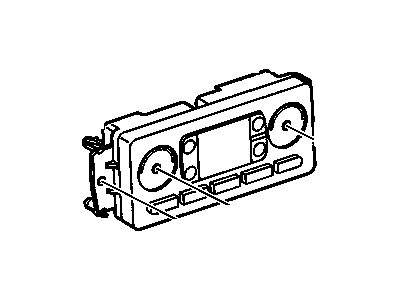 GM 19417446 Heater & Air Conditioner Control Assembly (W/ Htd Mir Sw) <See Guide/Conta