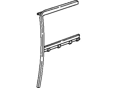 GM 15683142 Weatherstrip, Rear Side Door Window