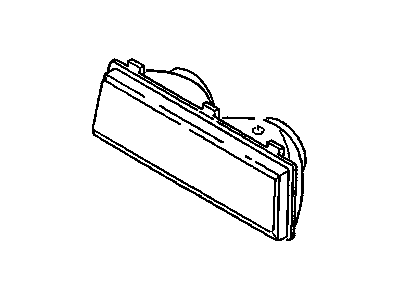 GM 16510989 Lens & Housing Asm-Headlamp