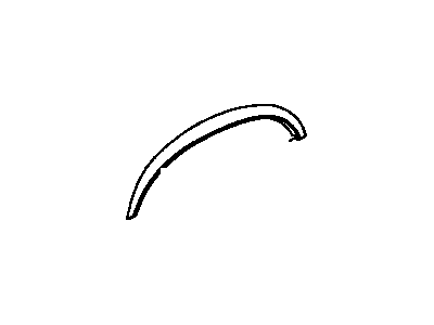 GM 10091166 Molding Asm-Front Fender Wheel Opening *Black