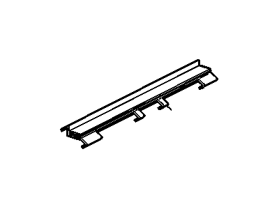 GM 10227344 Sealing Strip-Rear Side Door Bottom Auxiliary *Black