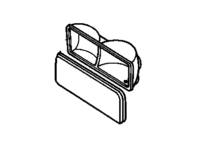 GM 16522088 Lens, Headlamp (W/Housing)