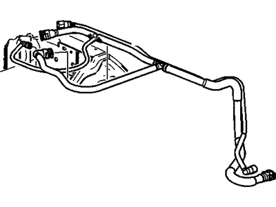 GM 15872644 Hose Asm-Fuel Feed & Evap Emission