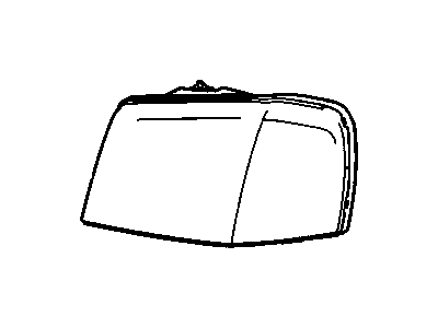 GM 15866070 Headlight Assembly-(W/ Front Side Marker & Parking & T/Side