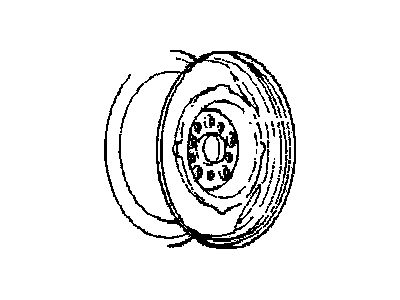 GM 9590597 Wheel Rim Assembly-15 X 6Jj