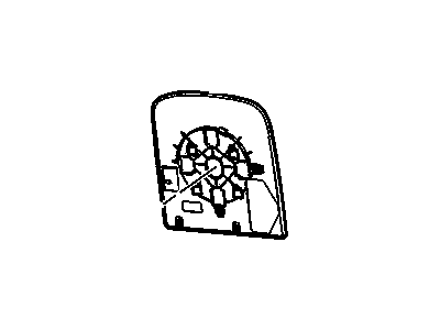 GM 23444109 Mirror Glass