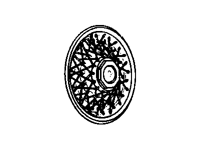 GM 10035766 Wire Wheel Cover Assembly 14" Rwd