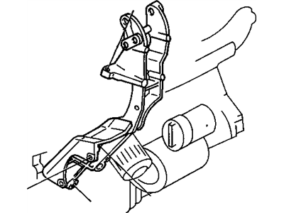 GM 14094810 Bracket-Torque Strut & A/C Compressor