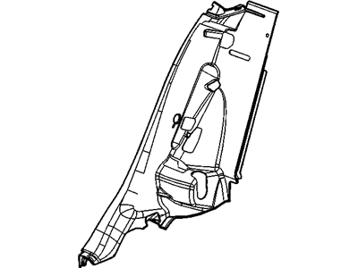 GM 42345862 Lock Pillar Trim