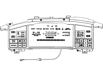 GM 16200266 Instrument Cluster Assembly