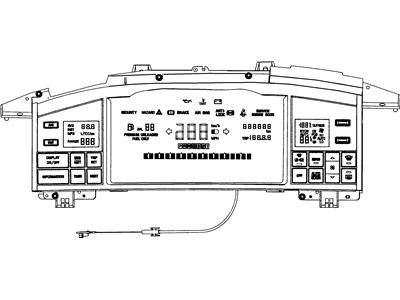 GM 16176566 Gauge Cluster