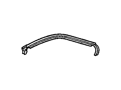 GM 22606358 Sealing Strip Asm-Front Side Door Window Outer *Black