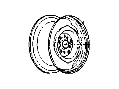 GM 9590603 Wheel Rim Assembly -15 X 7.00/Primed
