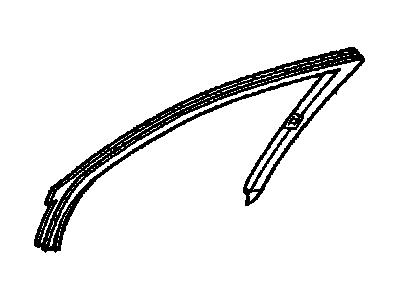 GM 25642614 Molding Asm-Front Side Door Window Garnish