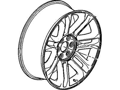 GM 9597225 Wheel, Alloy