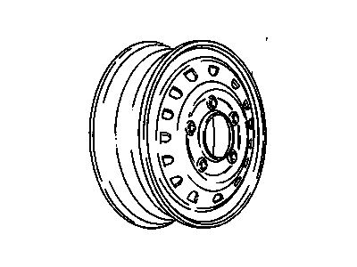 GM 9592409 Wheel Rim, 14X5.5