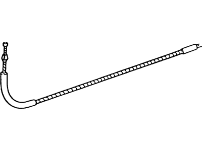 GM 10080805 Cable Asm-Parking Brake Front