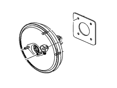 GM 21010181 Hydraulic Power Brake Booster Assembly